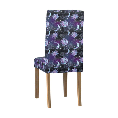 Sun Moon Print Design LKS303 Dining Chair Slipcover