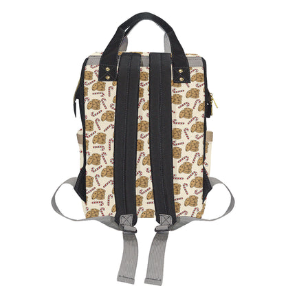 Cookie Pattern Print Design 04 Diaper Bag Backpack