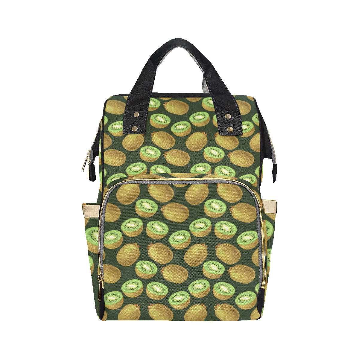 Kiwi Pattern Print Design KW04 Diaper Bag Backpack