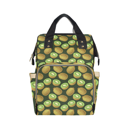 Kiwi Pattern Print Design KW04 Diaper Bag Backpack