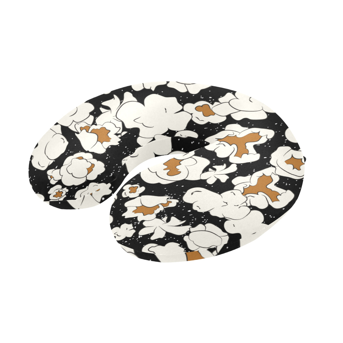 Popcorn Pattern Print Design A02 U-Shaped Travel Neck Pillow
