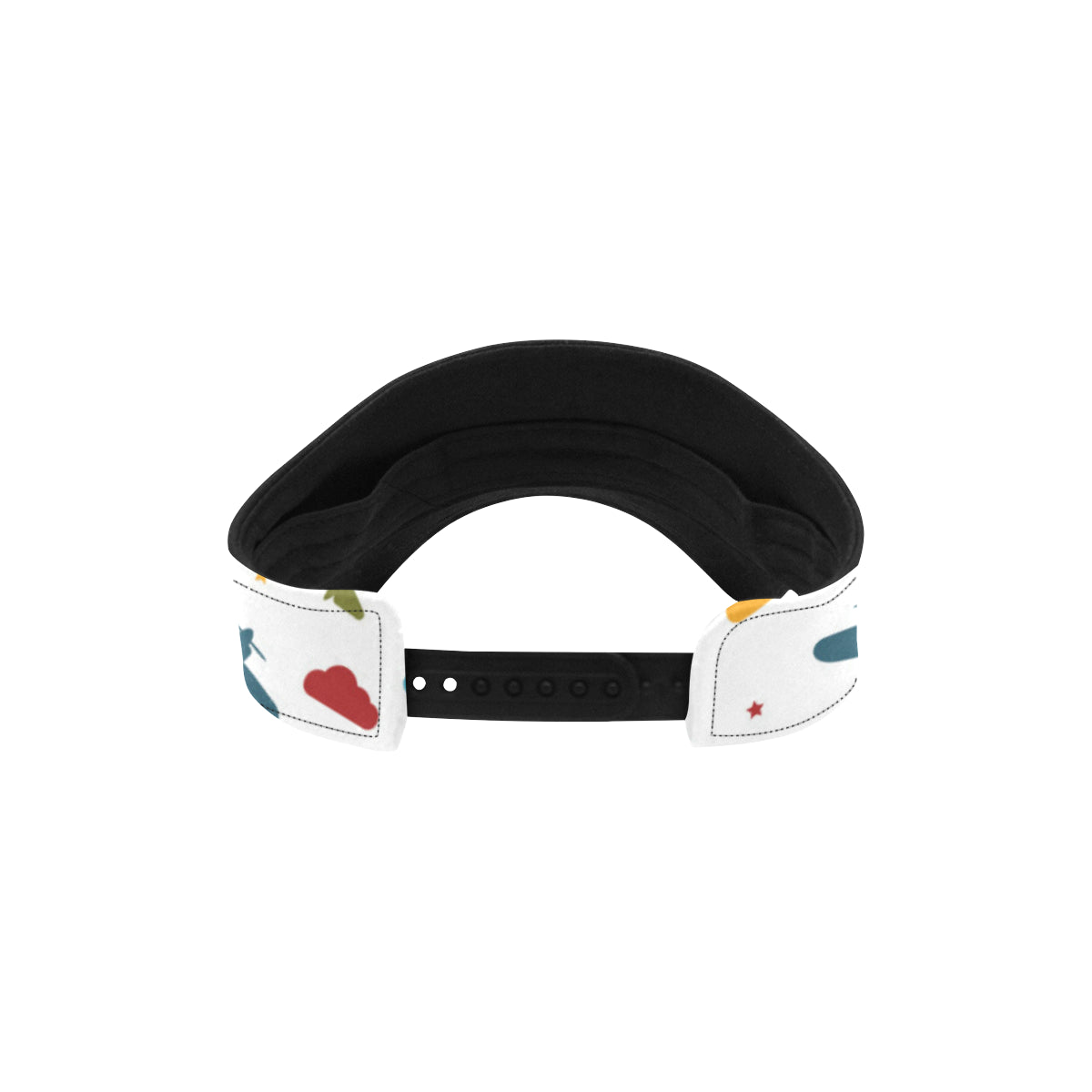 Airplane Pattern Print Design 06 Unisex Sun Visor