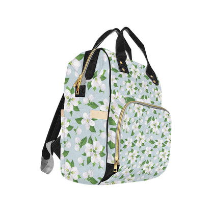 Apple blossom Pattern Print Design AB04 Diaper Bag Backpack