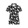 Goose Pattern Print Design 01 Women's Polo Shirt