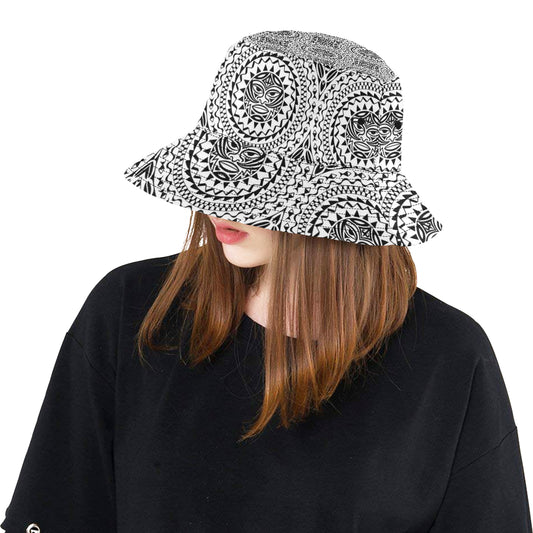 Polynesian Tribal Mask Unisex Bucket Hat