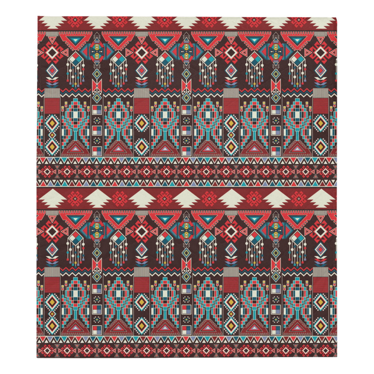 Tribal Aztec Indians native american Premium Quilt