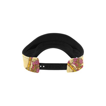 Saxophone Pattern Print Design 04 Unisex Sun Visor