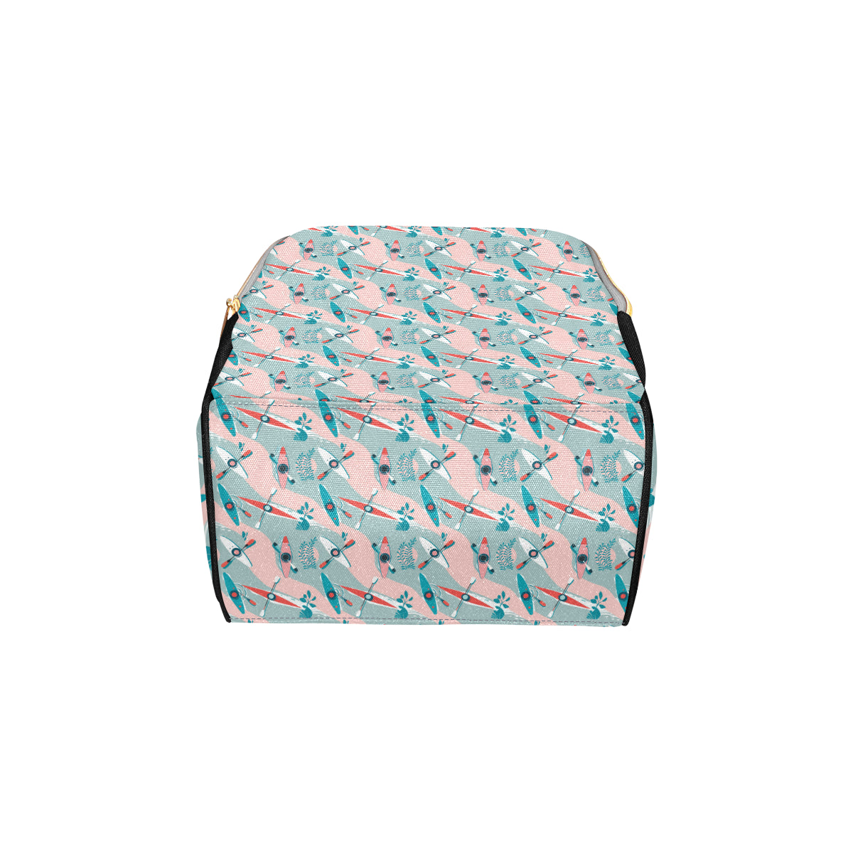 Kayak Pattern Print Design 05 Diaper Bag Backpack