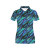 Abalone Pattern Print Design 03 Women's Polo Shirt