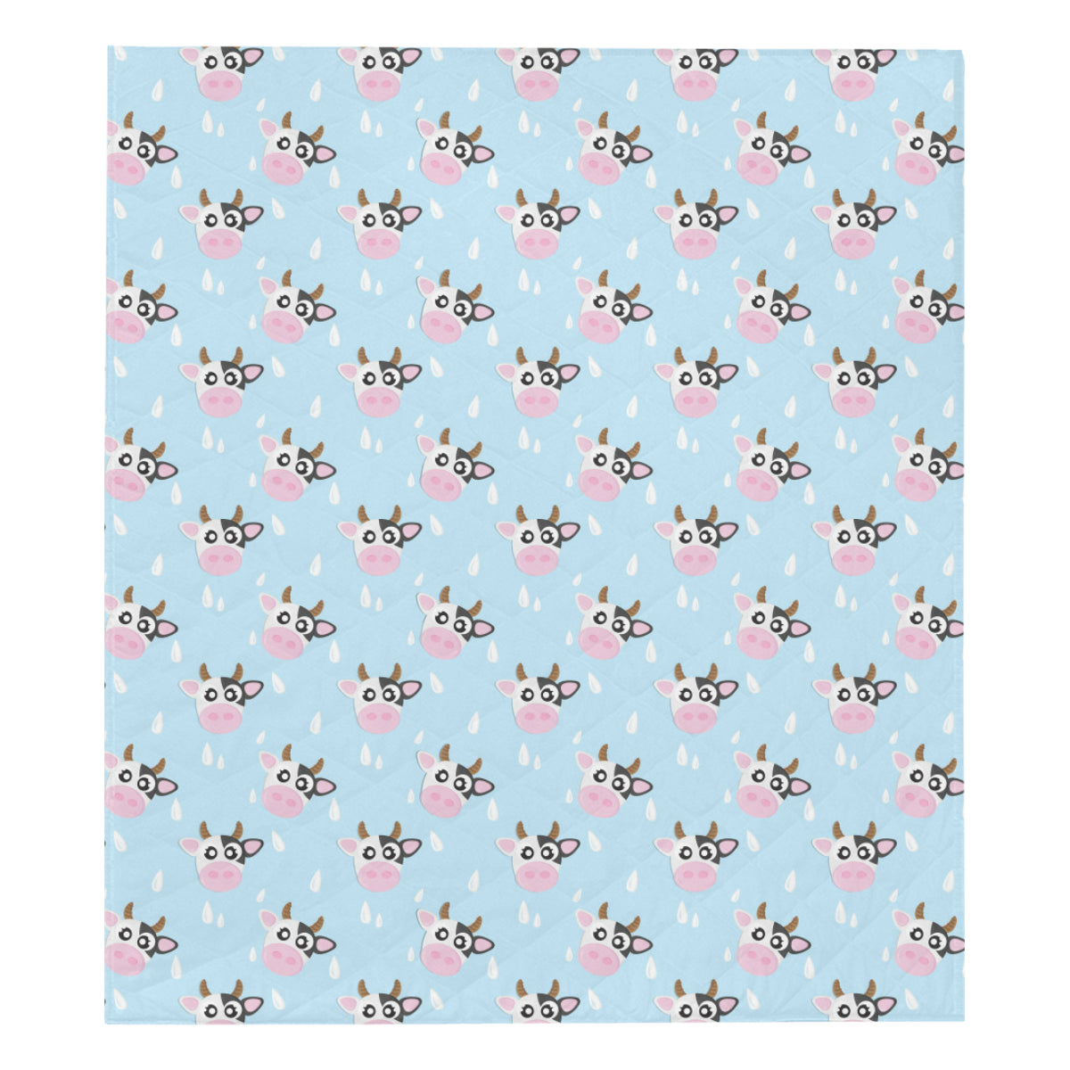 Cow Pattern Print Design 07 Premium Quilt