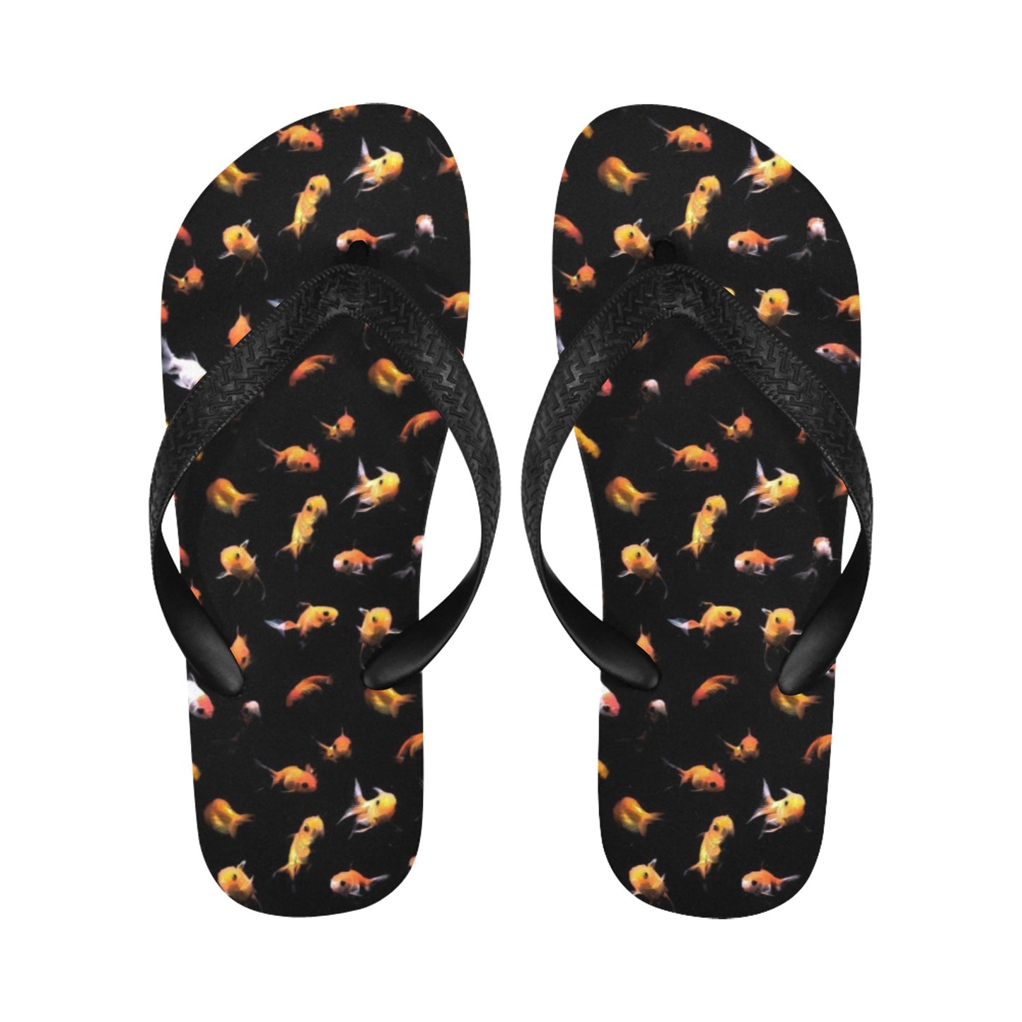 Goldfish Print Design LKS402 Flip Flops