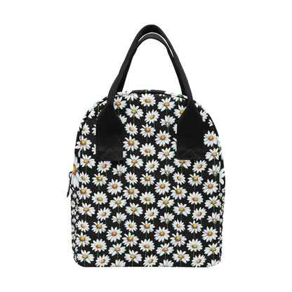 Daisy Print Pattern Insulated Lunch Bag