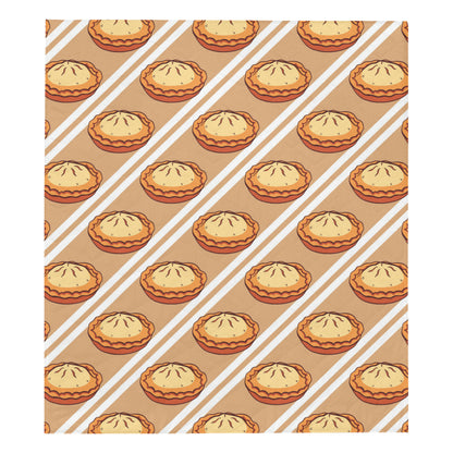 Pie Pattern Print Design A02 Premium Quilt