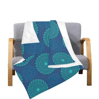 Medallion Pattern Print Design 04 Premium Quilt