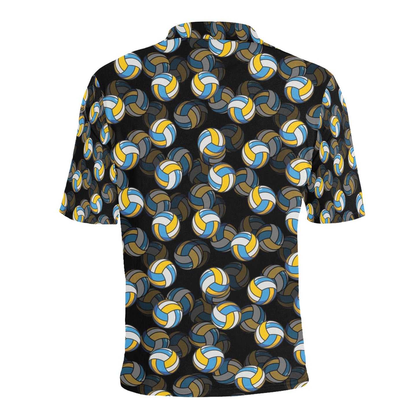 Volleyball Print Design LKS302 Men Polo Shirt
