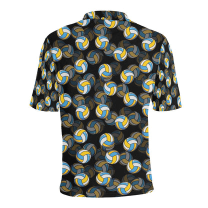 Volleyball Print Design LKS302 Men Polo Shirt
