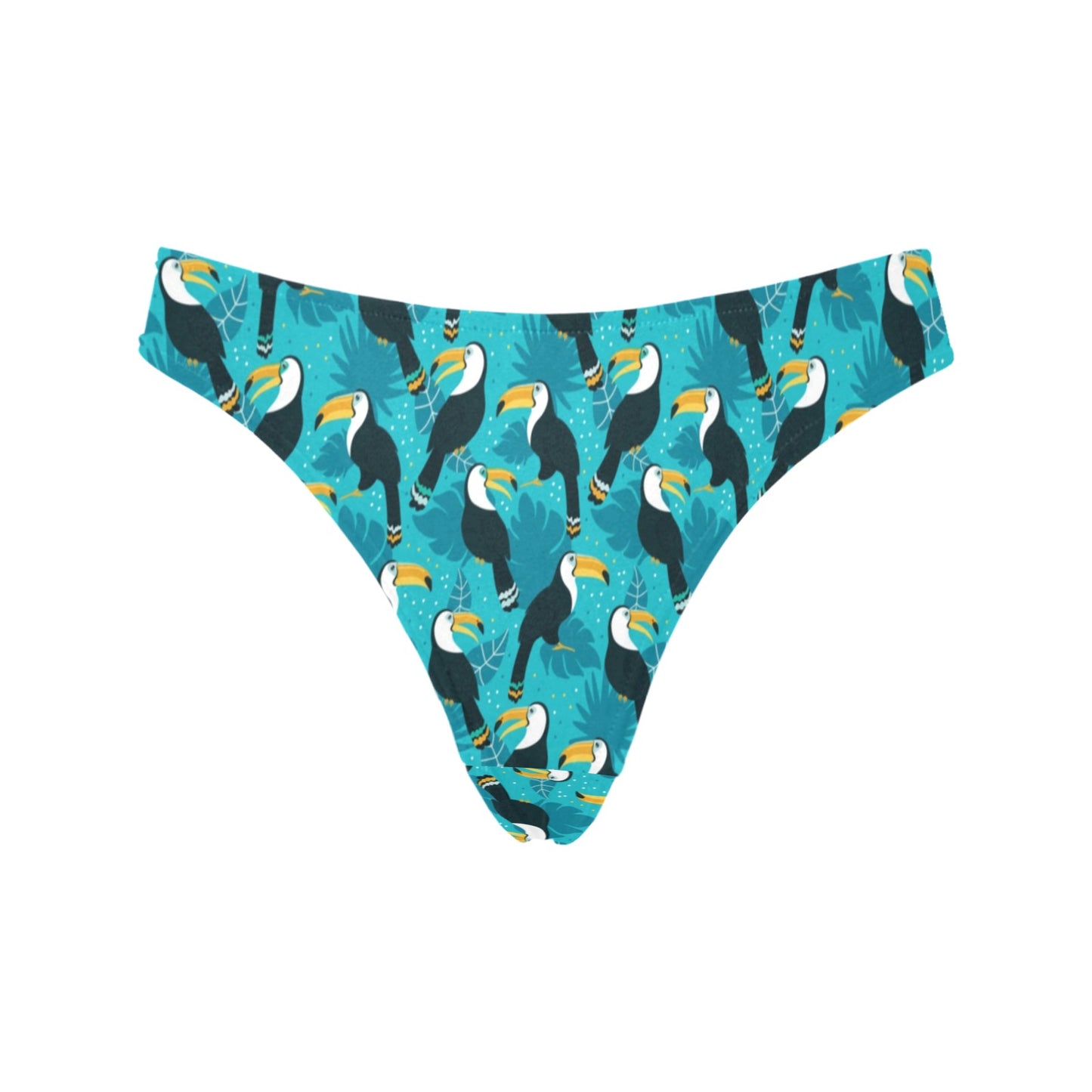 Toucan Parrot Pattern Print Women's Thongs
