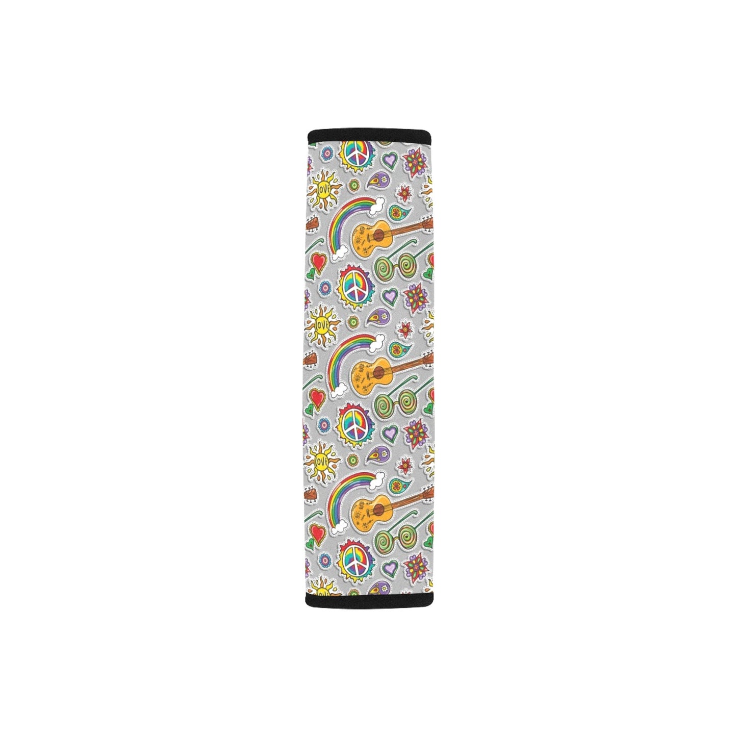 Hippie Print Design LKS306 Car Seat Belt Cover