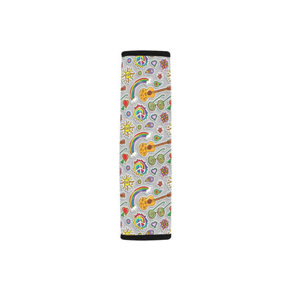 Hippie Print Design LKS306 Car Seat Belt Cover