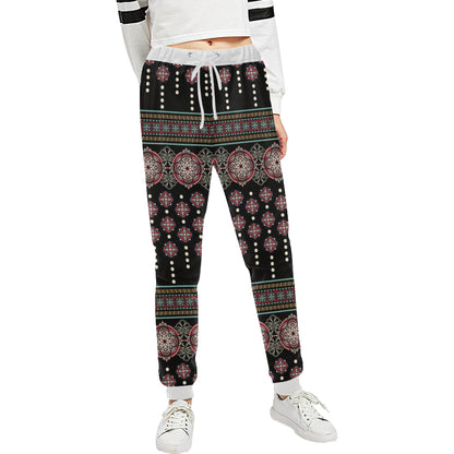 Ethnic Dot Style Print Pattern Unisex Sweatpants