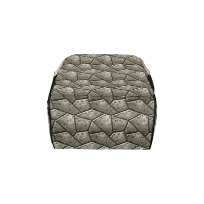 Armor Pattern Print Design 01 Diaper Bag Backpack