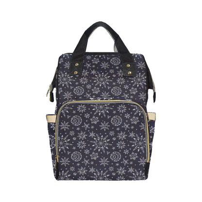 Sun Moon Pattern Diaper Bag Backpack
