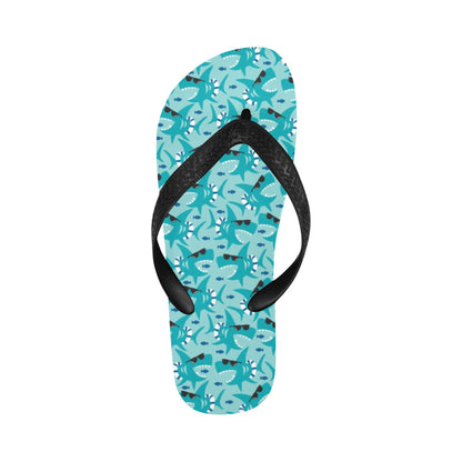 Shark Cute Print Design LKS302 Flip Flops