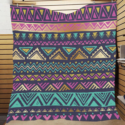 Multicolor Tribal aztec Premium Quilt
