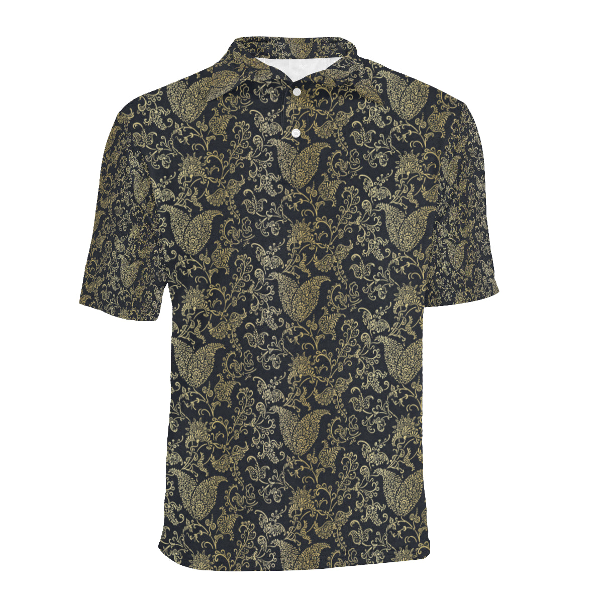 Brocade Pattern Print Design 04 Men Polo Shirt