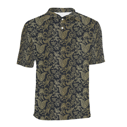 Brocade Pattern Print Design 04 Men Polo Shirt