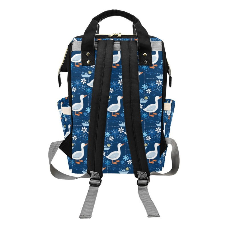 Goose Print Design LKS405 Diaper Bag Backpack