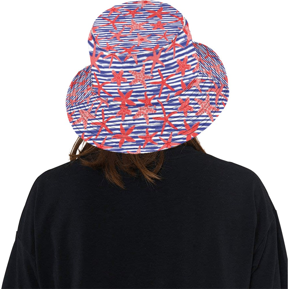 Starfish Print Design LKS401 Unisex Bucket Hat