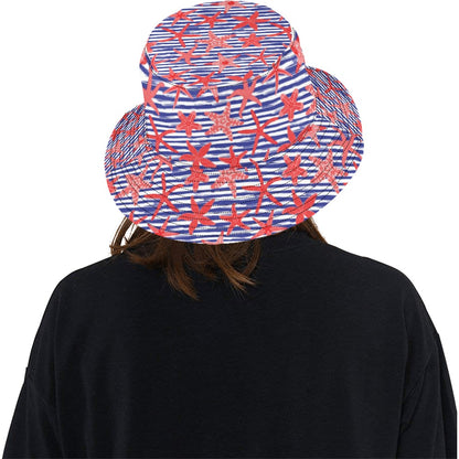 Starfish Print Design LKS401 Unisex Bucket Hat