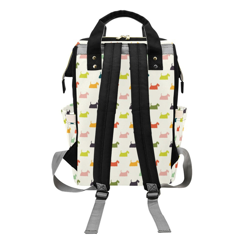 Scottish Terriers Print Design LKS305 Diaper Bag Backpack