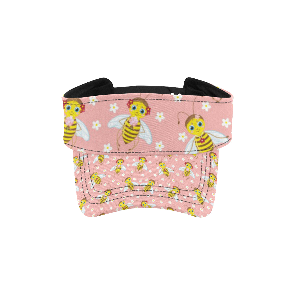 Bee Pattern Print Design BEE07 Unisex Sun Visor