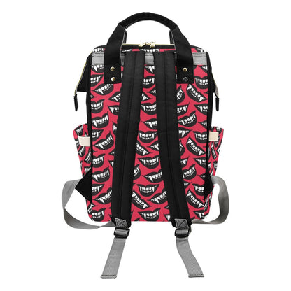 Vampire Lips Print Design LKS305 Diaper Bag Backpack