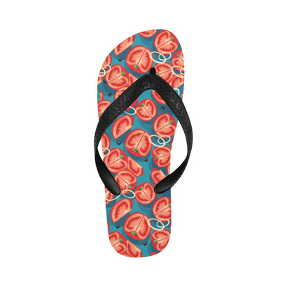 Tomato Print Design LKS301 Flip Flops