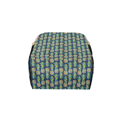 Pineapple Color Art Diaper Bag Backpack