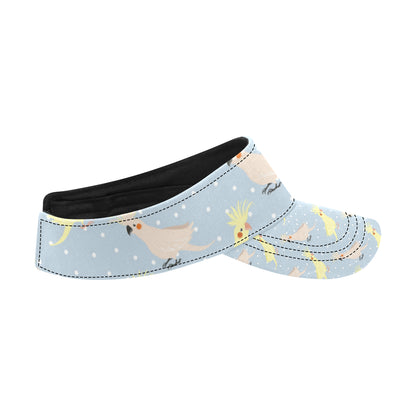 Cockatiel Pattern Print Design 03 Unisex Sun Visor