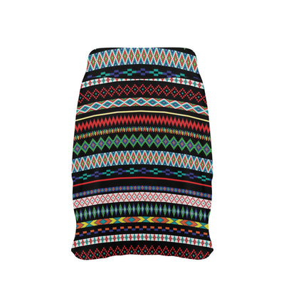 Southwest Pattern Print Design LKS302 17" Golf & Pickleball Skort with Pockets
