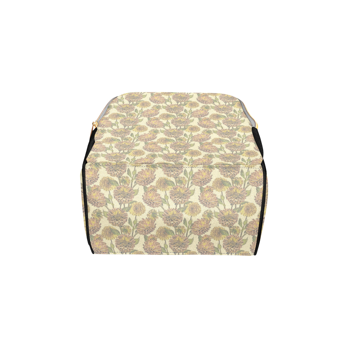 Dahlia Pattern Print Design DH09 Diaper Bag Backpack