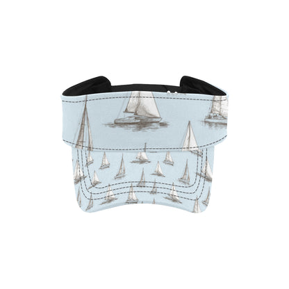 Sailing Ships Pattern Print Design A01 Unisex Sun Visor
