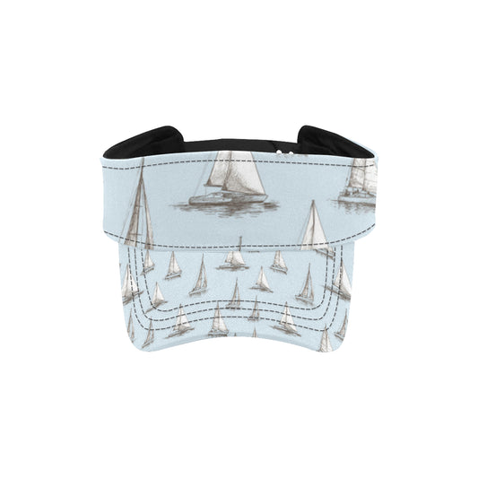 Sailing Ships Pattern Print Design A01 Unisex Sun Visor