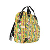 Hawaiian Themed Pattern Print Design H09 Diaper Bag Backpack