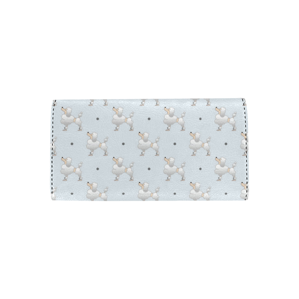 Poodle Pattern Print Design A05 Women's Trifold Wallet
