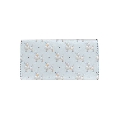 Poodle Pattern Print Design A05 Women's Trifold Wallet