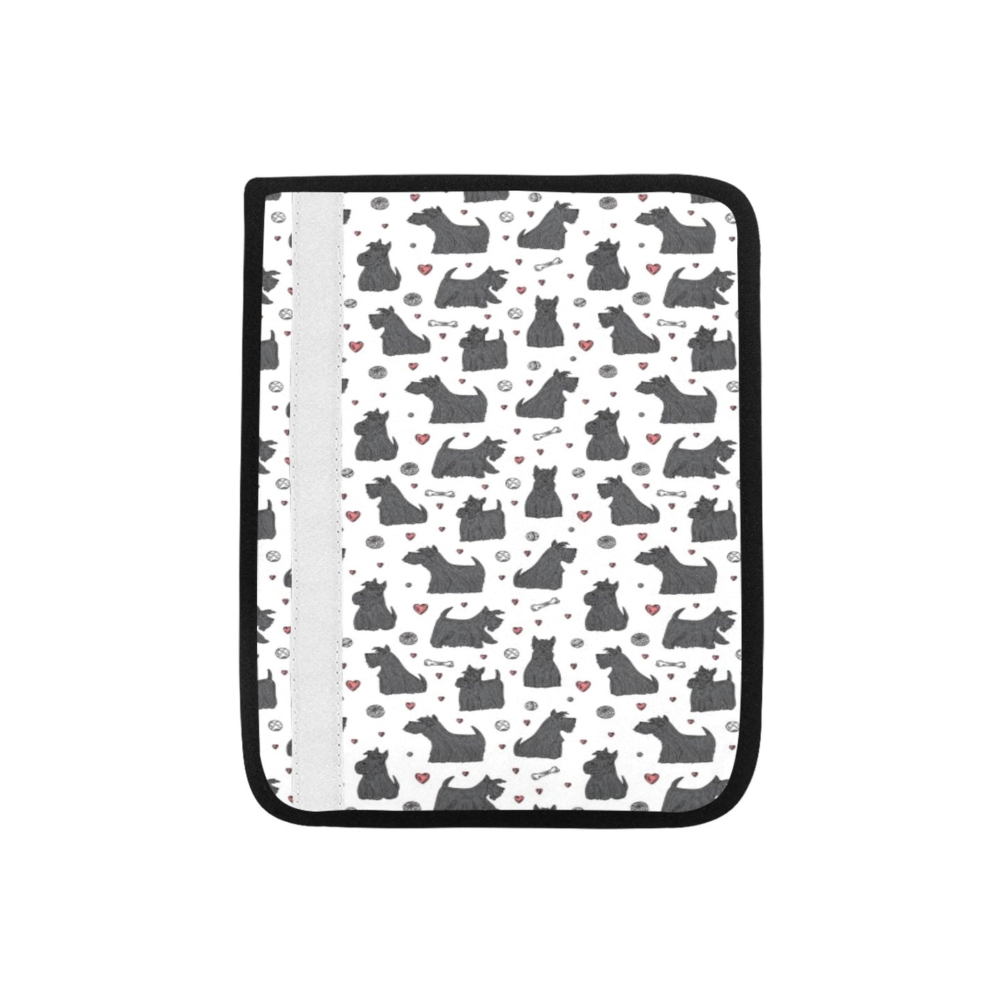 Scottish Terriers Print Design LKS3015 Car Seat Belt Cover