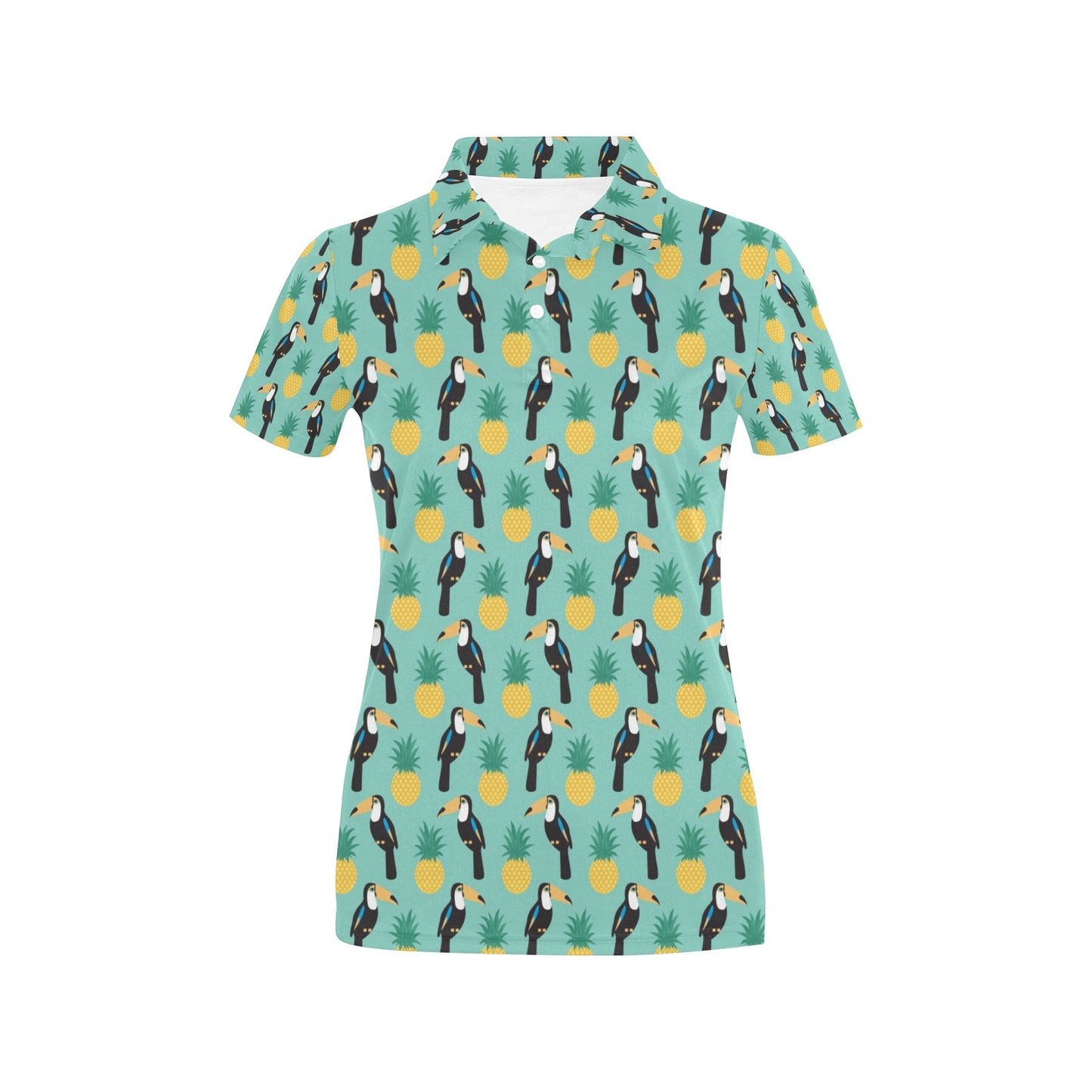 Toucan Print Design LKS301 Women's Polo Shirt