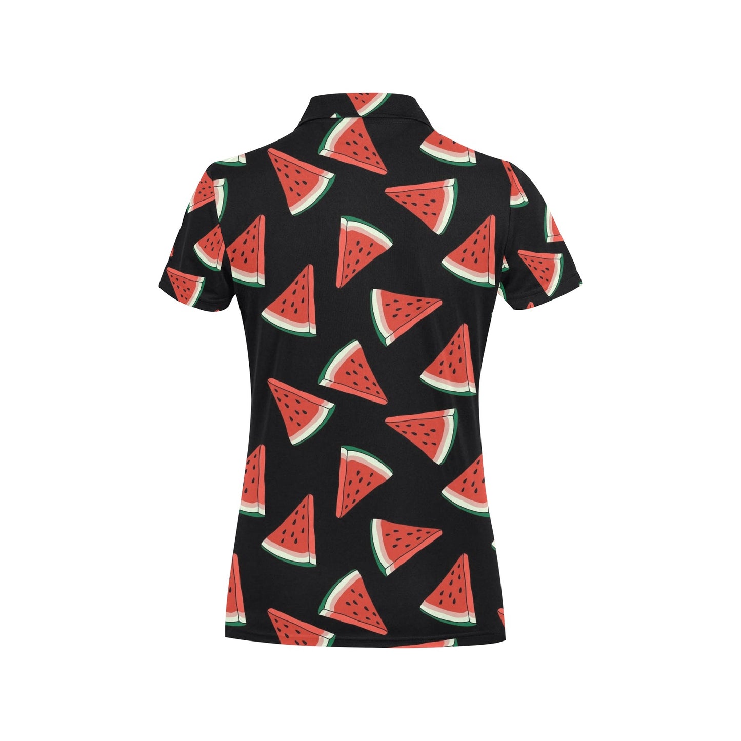 Watermelon Pattern Print Design WM01 Women's Polo Shirt