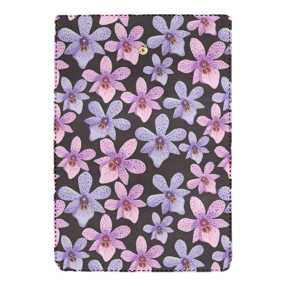 Orchid Pattern Print Design OR08 Women's Trifold Wallet
